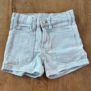Zara girls light Blue denim Shorts size 6